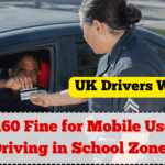 UK Drivers Warned: New £160 Fine for Mobile Use While Driving in School Zones