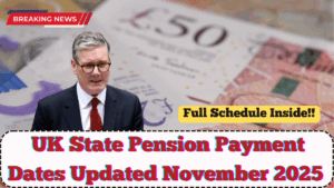 UK State Pension Payment Dates Updated November 2025 – Full Schedule Inside
